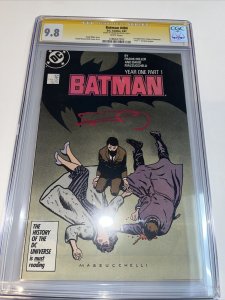 Batman  (1987) #404  (CGC 9.8 WP) Signed Frank Miller • Year One • 1st Catwoman