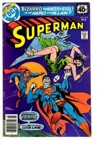 5 Superman DC Comic Books #330 331 332 333 334 Bizarro Lois Lane Metropolis BH20