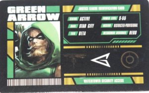 Green Arrow Justice League Watchtower Security Access ID Card 2025