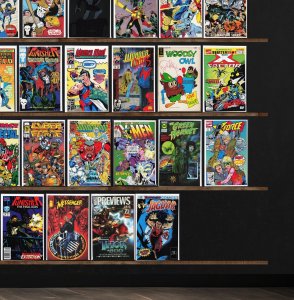 Huge Lot 140+ Comics with Wolverine, X-Force, Nfl Superpro & More!