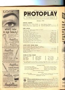 Photoplay-Ann Blyth-Fess Parker-Burt Lancaster-Dean Martin-Jan-1956