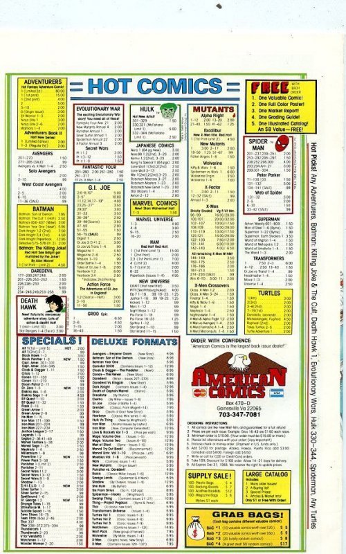 Adventure Comics Death Hawk #2 (1988)Bondage Cover Comic Book Grade VF+ 8.5