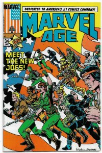 MARVEL AGE#34 VF/NM 1986 GI JOE COVER MARVEL COMICS