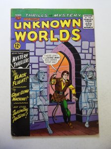 Unknown Worlds #37 (1965) VG Condition moisture stains
