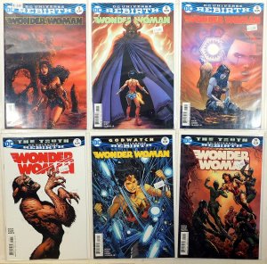 Wonder Woman Lot of 6 #11, 12, 13, 17, 18, 19 (2017) DC Comics 1st Print