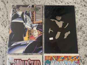 4 Image Comic Books Wildcats 1 + Wildstar 1 + Shadowhawk 2 # 1 2 NM 59 J866