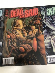 Dead She Said (2008) Set Issue # 1-3 IDW Publishing • Steve Niles • Wrightson