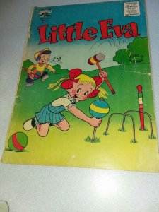 Little Eva #25 St John comics 1956 golden age girl cartoon good art classic rare