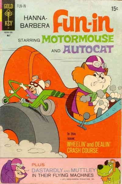 Fun-In #7 GD ; Gold Key | low grade comic Hanna-Barbera Motormouse Autocat Dasta