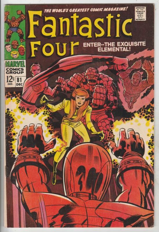 Fantastic Four #81 (Dec-67) VF/NM High-Grade Fantastic Four, Mr. Fantastic (R...