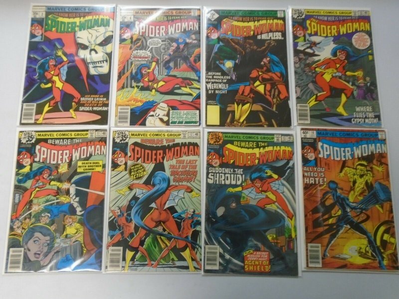 Spider-Woman lot 32 different from #3-49 avg 4.0 VG (1978-83 1st Series)