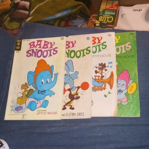 Baby Snoots 2 9 13 14 Whitman Gold Key Comics Lot Run Set Cartoon Collection