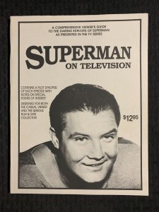 1988 SUPERMAN ON TELEVISION by Michael Bifulco SC VF 8.0 1st Printing 122pgs