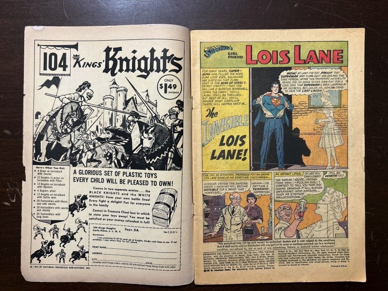Lois Lane #38 G 2.0 DC COMICS 1963