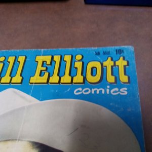 WILD BILL ELLIOTT #8 DELL COMICS GOLDEN AGE WESTERN PHOTO COVER. 1952