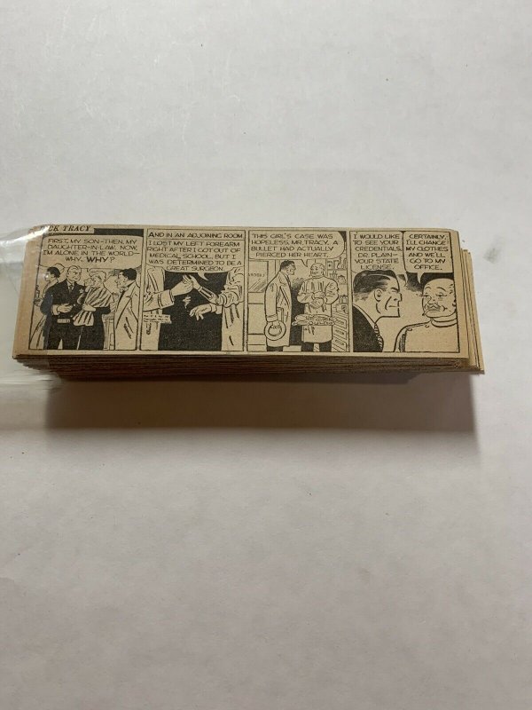 Dick Tracy Newspaper Comics Strip 1951 Daily Dailies  Complete Black And White