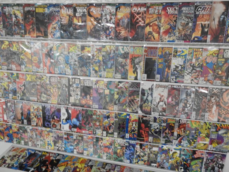 Huge Lot 130+ Comics W/ Justice League, X-Factor,  Cable+ Avg Fine+ Condition!!
