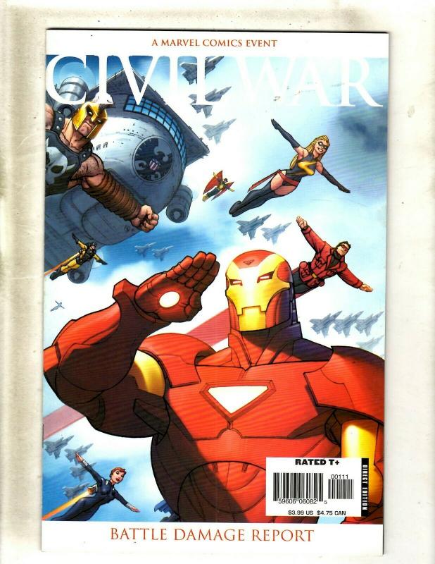 12 Comics Civil War 1 Front Line 3 4 5 8 11 Weapon X Sauron Zero Kane 18 23 HY3