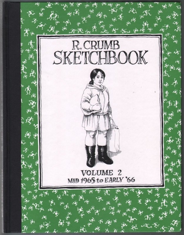 R. Crumb Sketchbook  Vol. 2  1992-Fantagraphics-mid 1965-1966-1st edition-NM