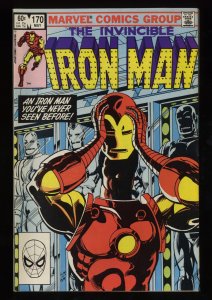Iron Man #170 FN+ 6.5 1st Jim Rhodes as Iron Man!