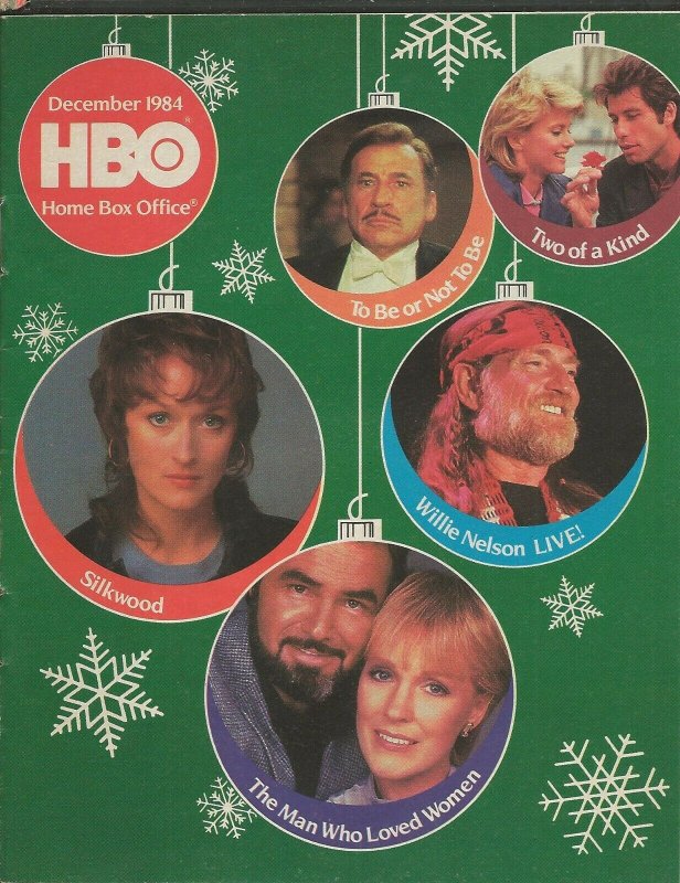 ORIGINAL Vintage Dec 1984 HBO Guide Magazine Willie Nelson Sudden Impact