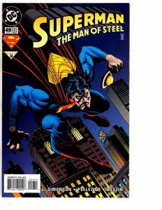 9 Superman Man Of Steel DC Comics # 48 49 51 52 53 54 55 56 57 Batman Flash J214