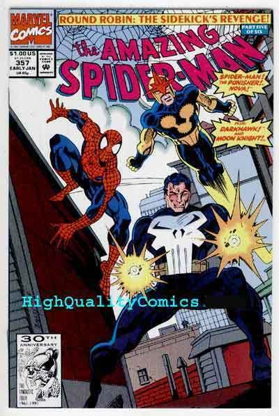 SPIDER-MAN #357,  NM+, Punisher, Moon Knight, Amazing, 1963, more in our store