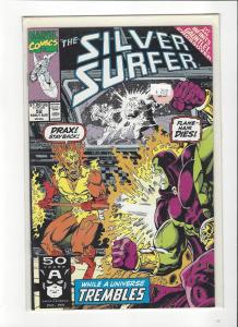 SILVER SURFER  #52 MARVEL COMICS DRAX THE DESTROYER  INFINITY GAUNTLET NM