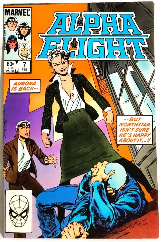 ALPHA FLIGHT #7 John Byrne (Marvel 1983)