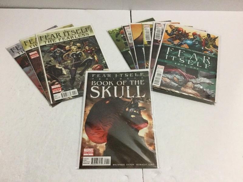 Fear Itself 1-4 Fearless 6 7 12 Book Of The Skull Lot Nm Near Mint Marvel IK