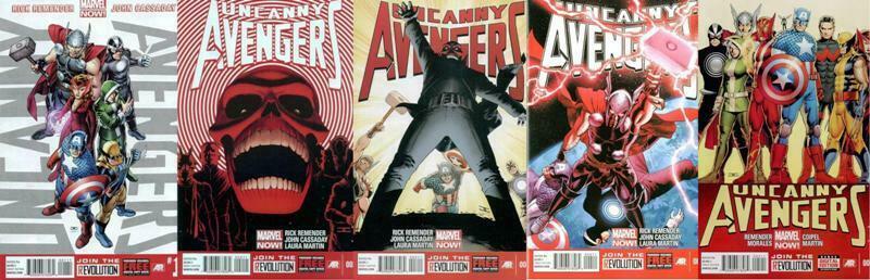 UNCANNY AVENGERS 2012 1-5 X Men Avengers together