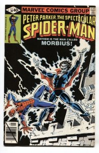 SPECTACULAR SPIDER-MAN #38 Comic Book 1979 Morbius issue-VF/NM