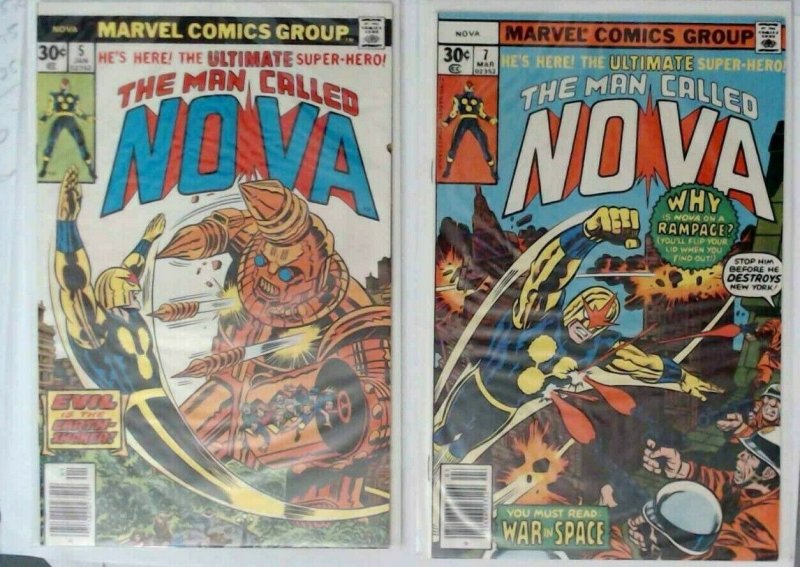 Estate sale Man Called Nova 14 COMIC Lot Spiderman and Avengers cameo  F-VF+