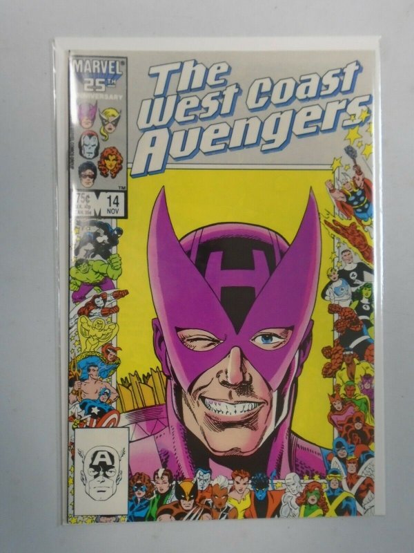 Avengers West Coast #14 Marvel 25th anniversary cover 8.5 VF+ (1985)