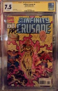 The Infinity Crusade #6 CGC 7.5 signed by Jim Starlin