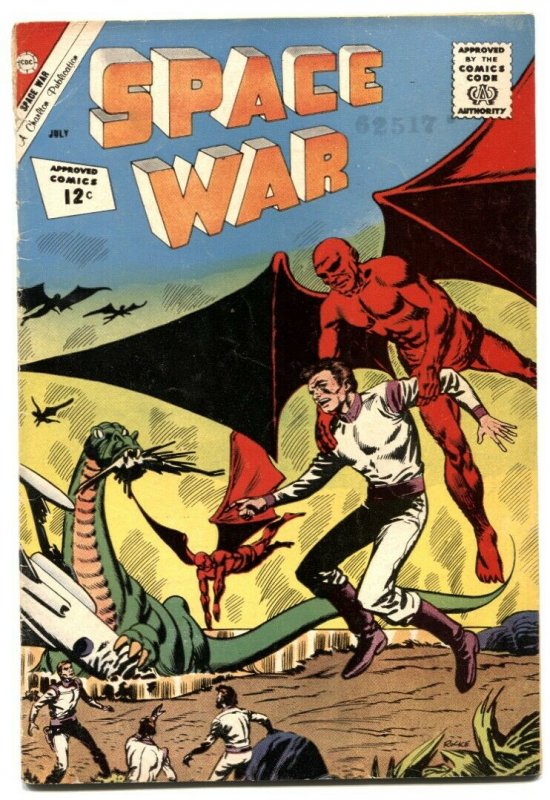 Space War #17 1962- Charlton Comics- wild cover VG-