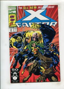 X-FACTOR #71 (9.2) SIGNED LARRY STROMAN!! 1991