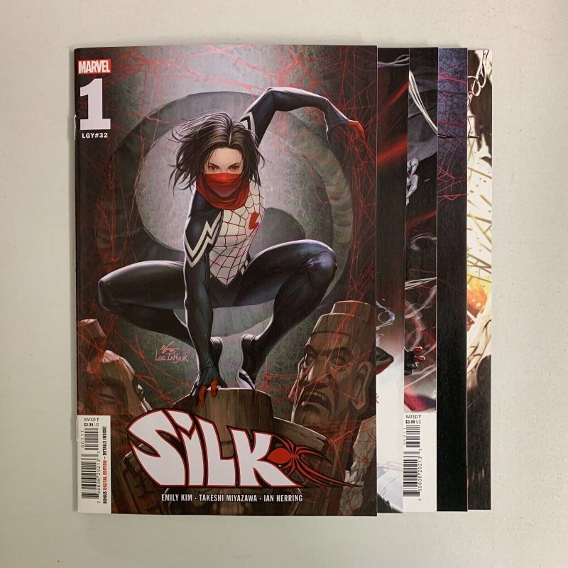 Silk #1-5 Set (Marvel 2022) 1 2 3 4 5 Emily Kim (9.2+) 
