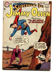 SUPERMAN'S PAL JIMMY OLSEN  #6-1955-DC-Kryptonite issue-VG/FN