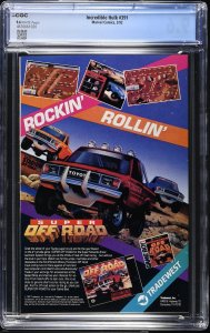 Incredible Hulk #391 (3/92) Graded CGC 9.6