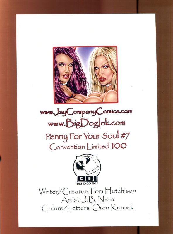 Penny for Your Soul 3PC #7 - SDCC Nice+Naughty+Sketch Var LTD 100 (9.2ob) 2011