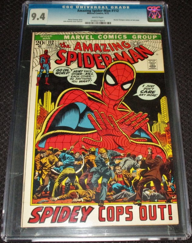 The Amazing Spider-Man #112 (1972) CGC 9.4