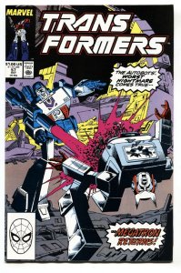 TRANSFORMERS #57-comic book-1989-later issue-htf-marvel