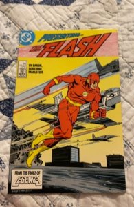 The Flash #1 (1987) presenting the Flash-sharp cover