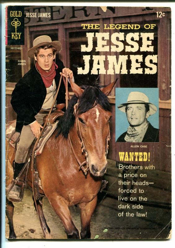 Legend of Jesse James #1 1965-Gold Key-Photo cover-Allen Case-Chris Jones-VG