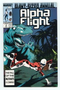 Alpha Flight Annual #2 Bill Mantlo Purple Girl NM
