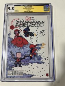 Thunderbolts 1 CGC 9.8 JSA 2013 Marvel Signed Skottie Young Authenticated