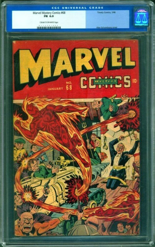 Marvel Mystery Comics #68 (Timely, 1946) CGC 6.0