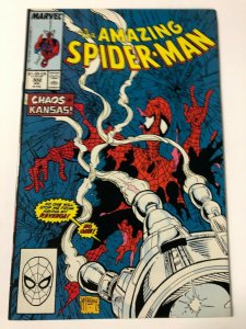 Spiderman 302 (July1988) VF McFarlane era Spidey in the Heartland (Kansas)