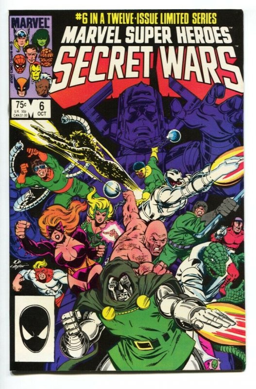 MARVEL SUPER HEROES SECRET WARS #6 Copper age comic book NM-